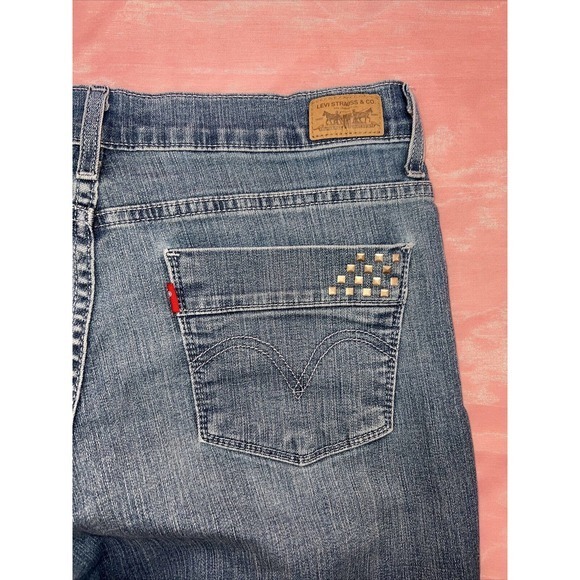 Levi's 512 Perfectly Slimming High Rise‎ Women’s Straight Leg Jeans - SZ 14 - Picture 7 of 10